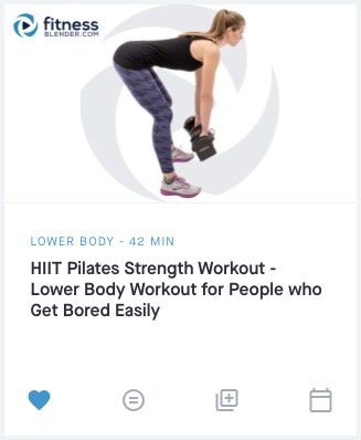 Add this Workout Screen Shot