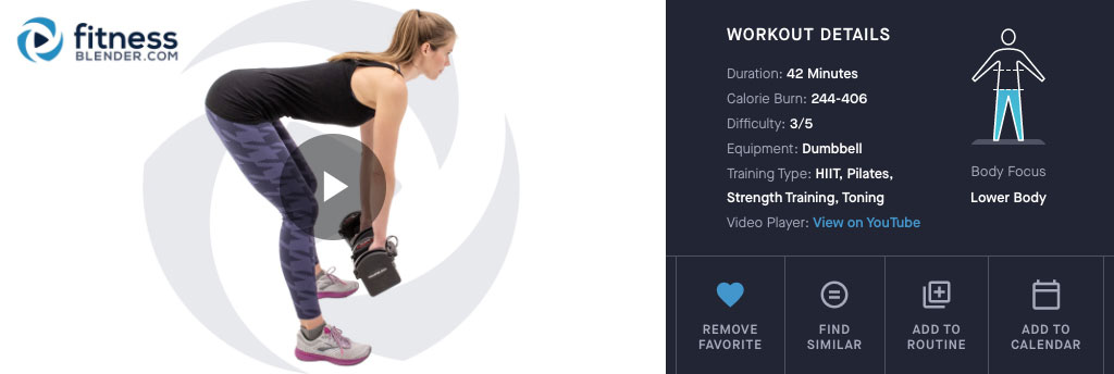 Add this Workout Screen Shot