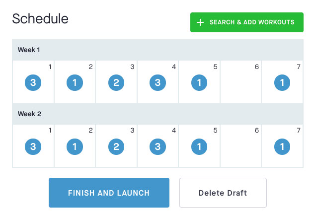 Routine Options Screen Shot